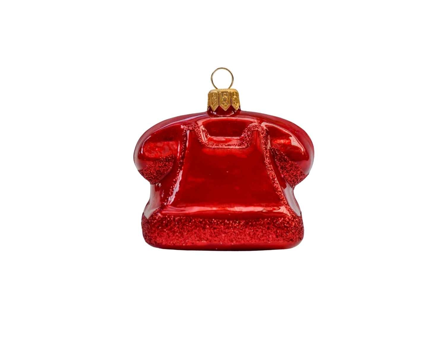 Boule De No L T L Phone Rouge Verre Souffl H Cm Lilosquare