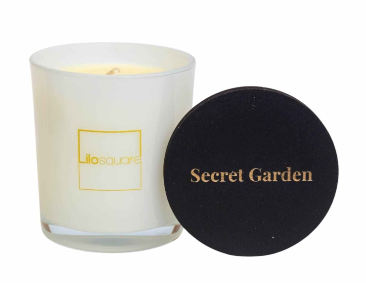 Bougie parfumée Secret Garden cire soja 25h