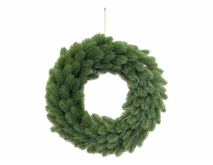 Couronne de Noël en sapin artificiel Diamètre : 48cm