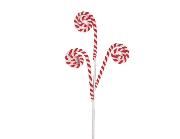 Branche décorative sucres d'orge H66cm