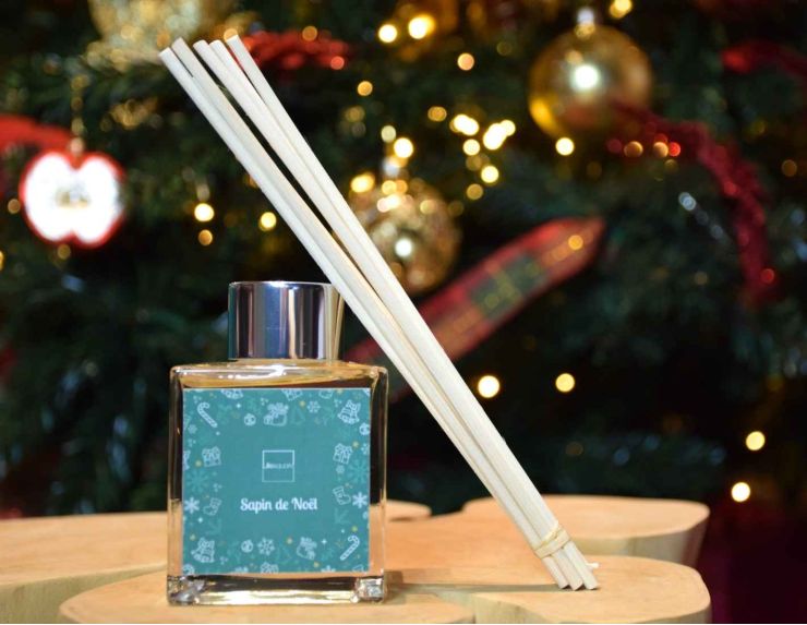 Diffuseur parfum bâtonnets sapin de Noël 100ml