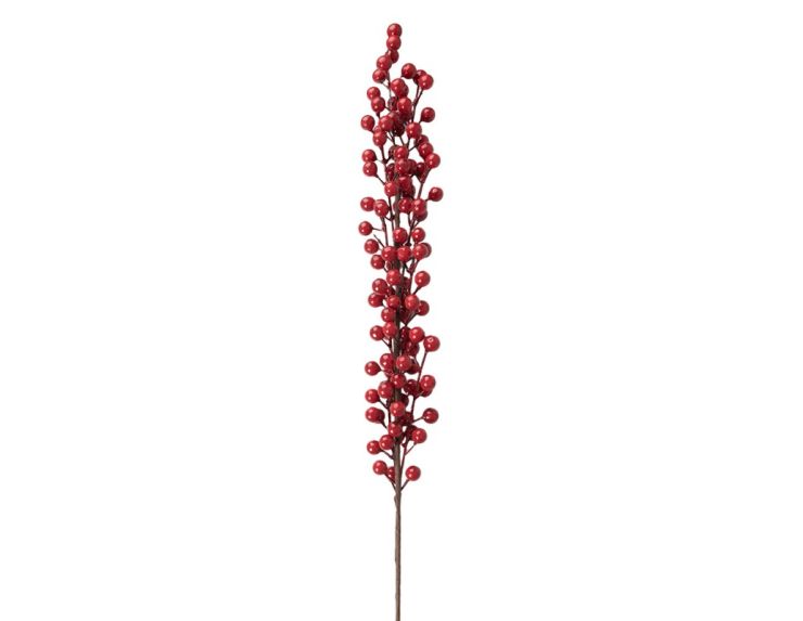 Branche baies rouges H80cm